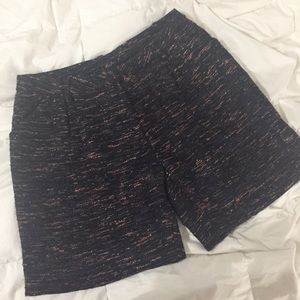 Greylin high waisted tweed shorts